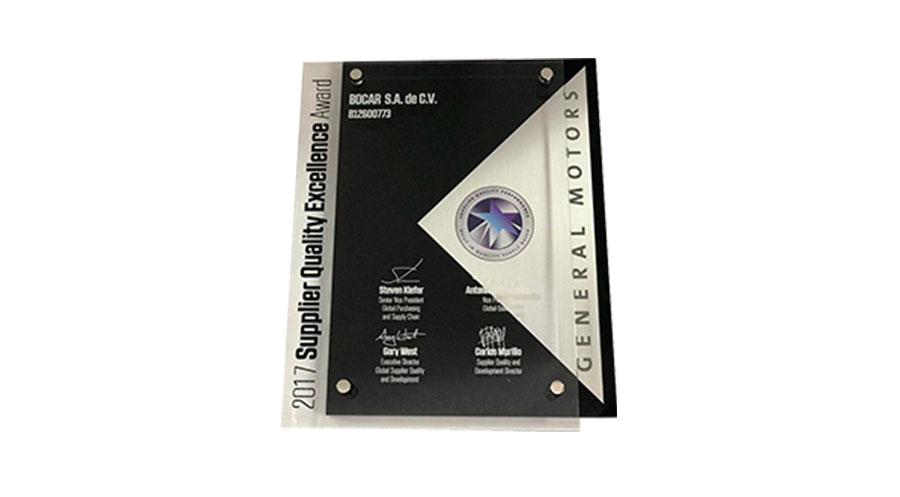 GM Supplier Quality Excellence Award GM Supplier Quality Excellence Award