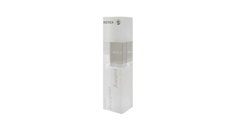 Rotax Excellence Supplier Award Rotax Excellence Supplier Award